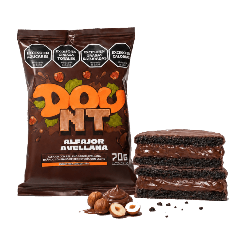 Alfajor Dou NT, alfajor de avellana